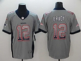 Nike Patriots 12 Tom Brady Gray Drift Fashion Limited Jersey,baseball caps,new era cap wholesale,wholesale hats